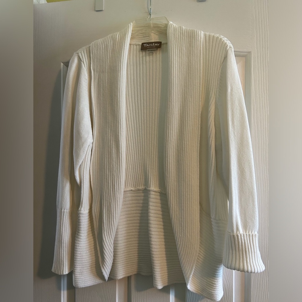 Cream Cardigan Sweater